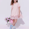 Lola and the Boys Pretty Bow T-Shirt Dress in Pink - Estilo Boutique