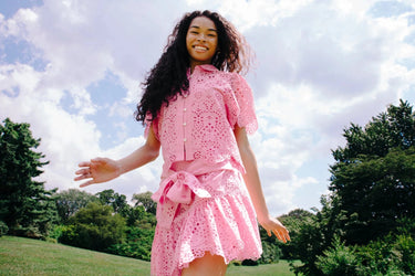 Love the Label Abigail Top in Orchid