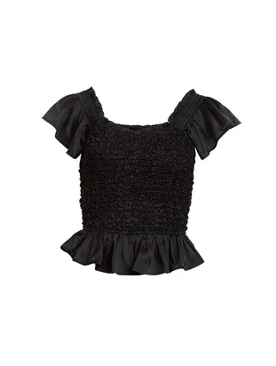 Love the Label Annika Top in Black - Estilo Boutique