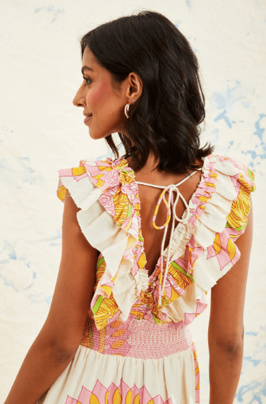Love The Label Azalea Dress in Sunrise Floral - Estilo Boutique