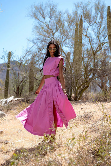 Love the Label Cambrie Tank in Radiant Orchid