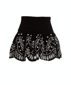 Love the Label Clara Skirt in Black Velvet - Estilo Boutique