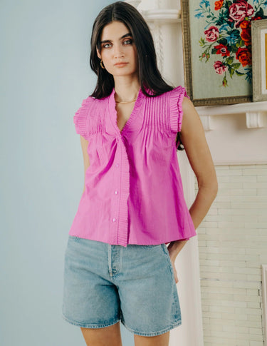 Love The Label Dana Top in Rosebud - Estilo Boutique