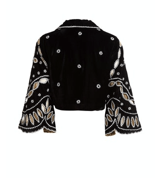 Love the Label Esperanza Jacket in Black Velvet - Estilo Boutique