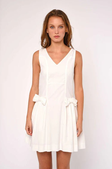 Love the Label Prim Mini Dress in Bright White