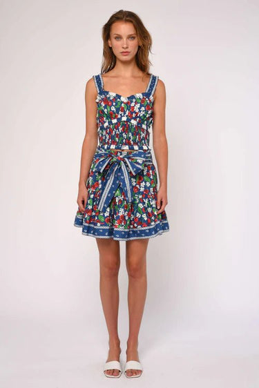 Love The Label Ruby Mini Skirt in Cherry Print