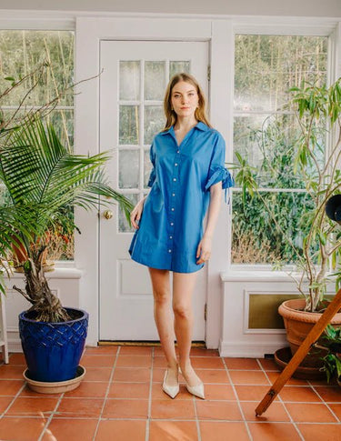 Love The Label Shannon Mini Dress in Palace Blue