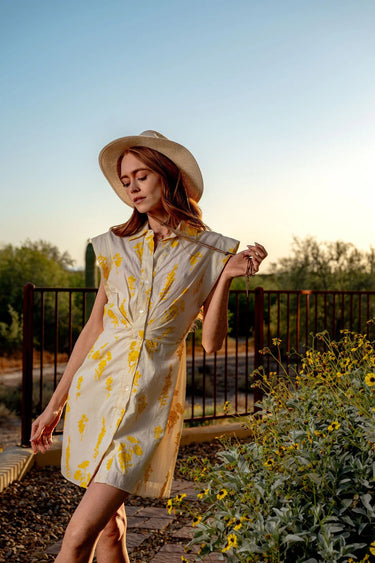 Love the Label Simmons Mini Dress in Forsythia Floral