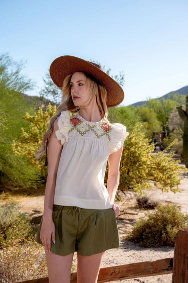 Love the Label Sonora Top in Ivory