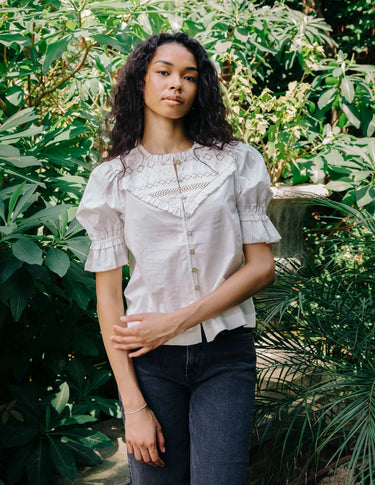 Love the Label Sophie Top in Bright White