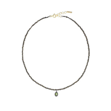 Marie Laure Chamorel N 871 Necklace in Ruthenium - Estilo Boutique