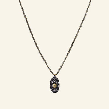Marie Laure Chamorel No. 861 Ruthenium Necklace