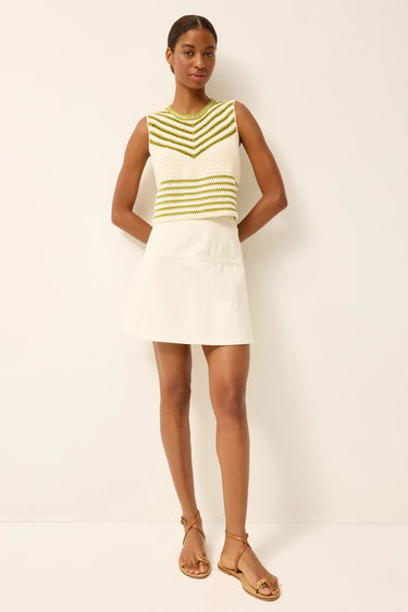Marie Oliver Crawford Skirt in Whitewash