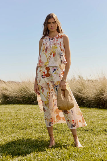 Marie Oliver Letta Top in Travertine