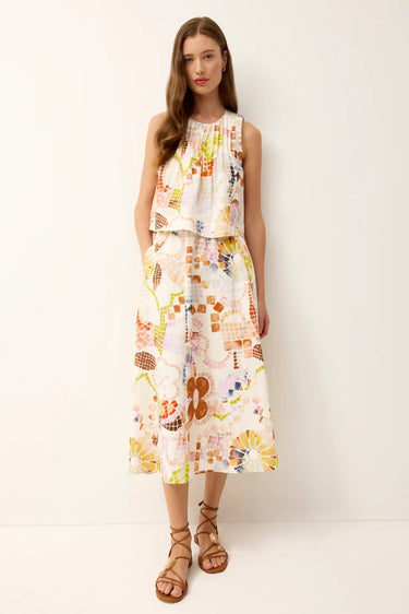 Marie Oliver Letta Top in Travertine