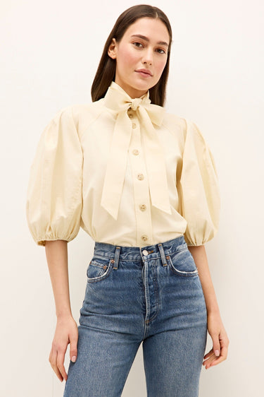 Marie Oliver Navi Top in Turtledove