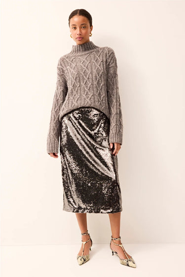 Marie Oliver Wray Skirt in Platinum