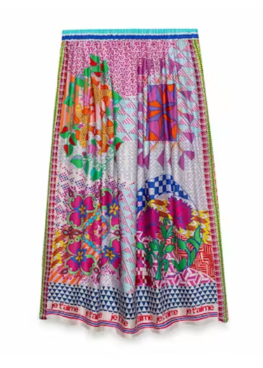 Me369 Elizabeth Skirt in Rangoli