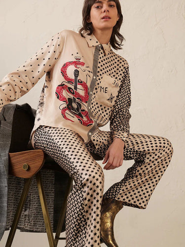 Me369 Scarlett Shirt in Mystic Print