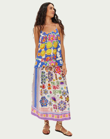 Me369 Vanessa Markers Printed Skirt in Markers