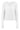 Minnie Rose Cashmere Frayed Edge Cropped V Sweater in White - Estilo Boutique