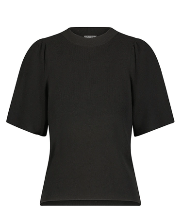 Minnie Rose Flared Sleeve Top in Black - Estilo Boutique
