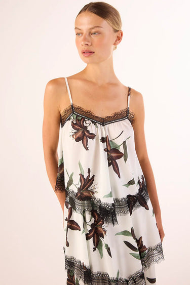 Misa Cecile Top in Black Lily