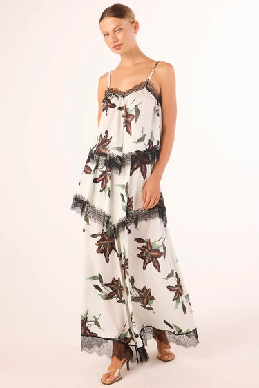 Misa Cecile Top in Black Lily