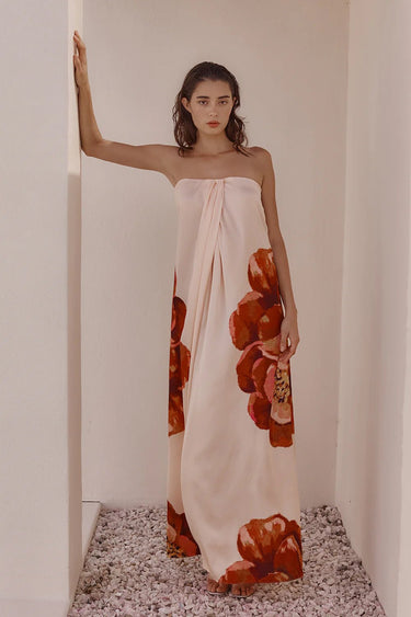 Misa Divina Dress in Peony Love