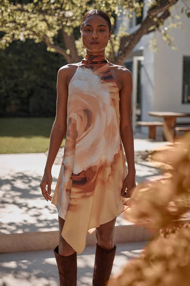 Misa Leka Dress in Desert Rose