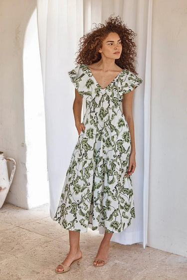 Misa Leona Dress in Garden Paisley