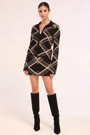 Misa Orlie Skirt in Plaid