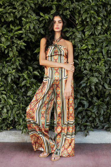 Misa Selena Pant in Majorelle Scarf
