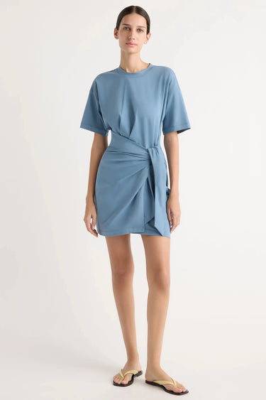 Modern Citizen Fallon Organic Cotton T-Shirt Wrap Dress