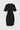 Modern Citizen Fallon Organic Cotton T-Shirt Wrap Dress in Black
