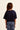 Molly Bracken Drawstring Crop Tee in Navy Blue - Estilo Boutique