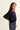 Molly Bracken Drawstring Crop Tee in Navy Blue - Estilo Boutique