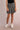 Molly Bracken Girls Floral Skirt in Black Anais