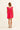 Molly Bracken Square Neck Dress in Fuchsia - Estilo Boutique