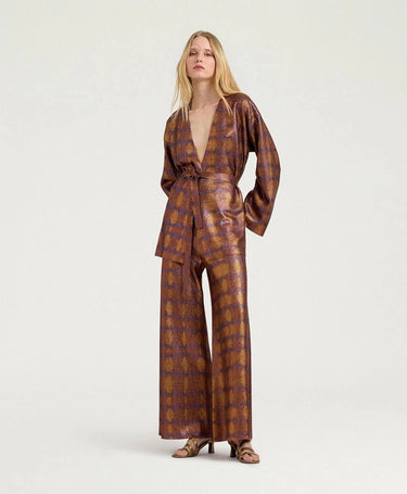Momoni Anselmo Pants in Burnt Purple