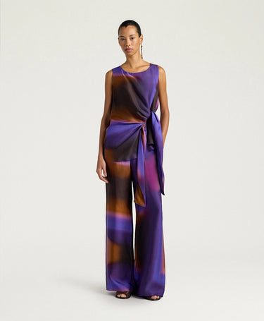 Momoni Marajo Pant in Iris Carmel
