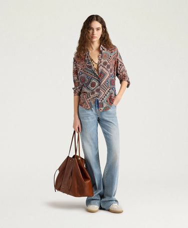 Momoni Meudon Shirt in Rose Multicolor