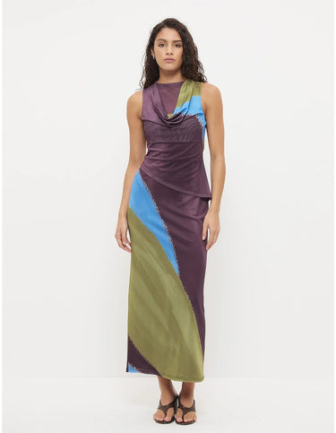 Mon Renn Sense Dress in Painterly Aura
