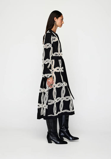 MOS Livia Midi Dress in Black