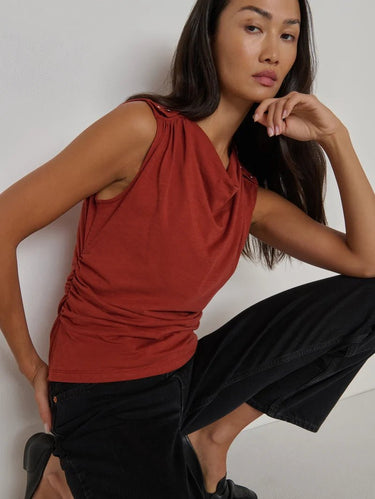 Nation Alexia Top in Chestnut