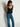 Nation Annie V Neck Top in Jet Black