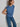 Nation Frankie Muscle Tee in Bella Blue