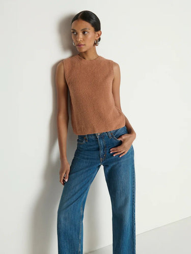 Nation Jacqueline Tank in Mocha