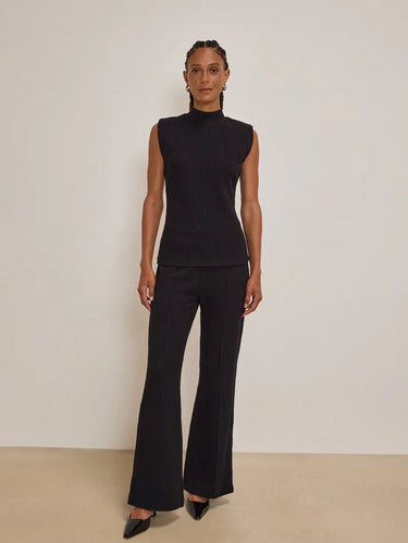 Nation Justina Pant in Jet Black