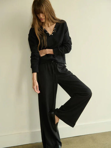 Nation Rosetta Pant in Jet Black